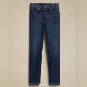 Banana republic, slim, straight, leg, jeans